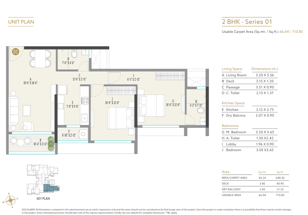 Luxury Floor Plan Aerial View – Kolte Patil Serenova Andheri West, Four Bungalows Versova