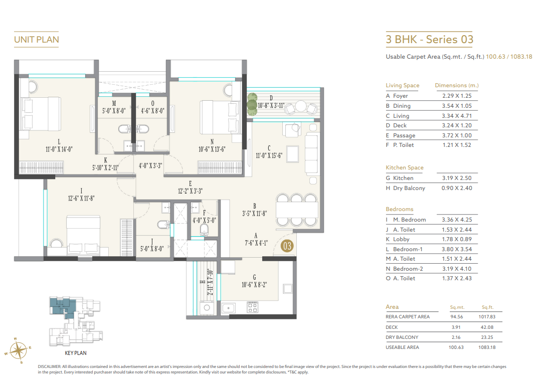 Luxury Floor Plan Aerial View – Kolte Patil Serenova Andheri West, Four Bungalows Versova