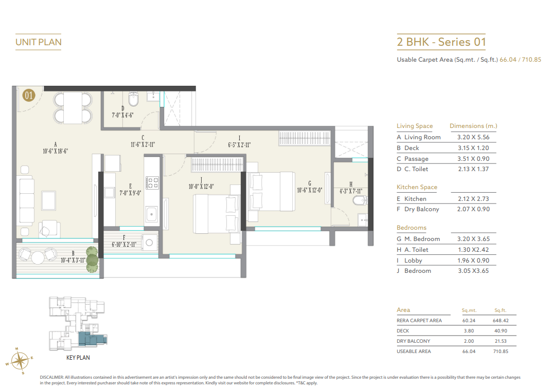Luxury Floor Plan Aerial View – Kolte Patil Serenova Andheri West, Four Bungalows Versova
