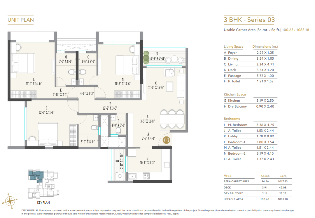 Luxury Floor Plan Aerial View – Kolte Patil Serenova Andheri West, Four Bungalows Versova