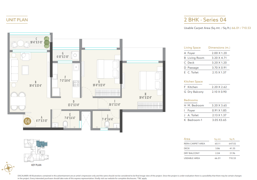 Luxury Floor Plan Aerial View – Kolte Patil Serenova Andheri West, Four Bungalows Versova